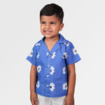 Load image into Gallery viewer, Blue Blossom Camp Shirt