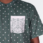 Load image into Gallery viewer, Pocket Safari Regular Fit Green Shirt
