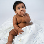 Load image into Gallery viewer, Twinkle Petal Double Sided
Baby Blaket & Playmat