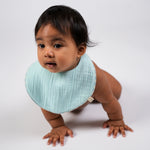 Load image into Gallery viewer, Cloudberry Kiss Reversible Bib With Piping