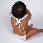 Load image into Gallery viewer, Cloudberry Kiss Reversible Bib With Piping
