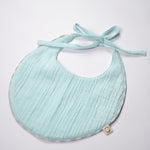 Load image into Gallery viewer, Cloudberry Kiss Reversible Bib With Piping