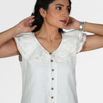 Load image into Gallery viewer, Laced With Love White Dress