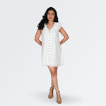 Load image into Gallery viewer, Laced With Love White Dress