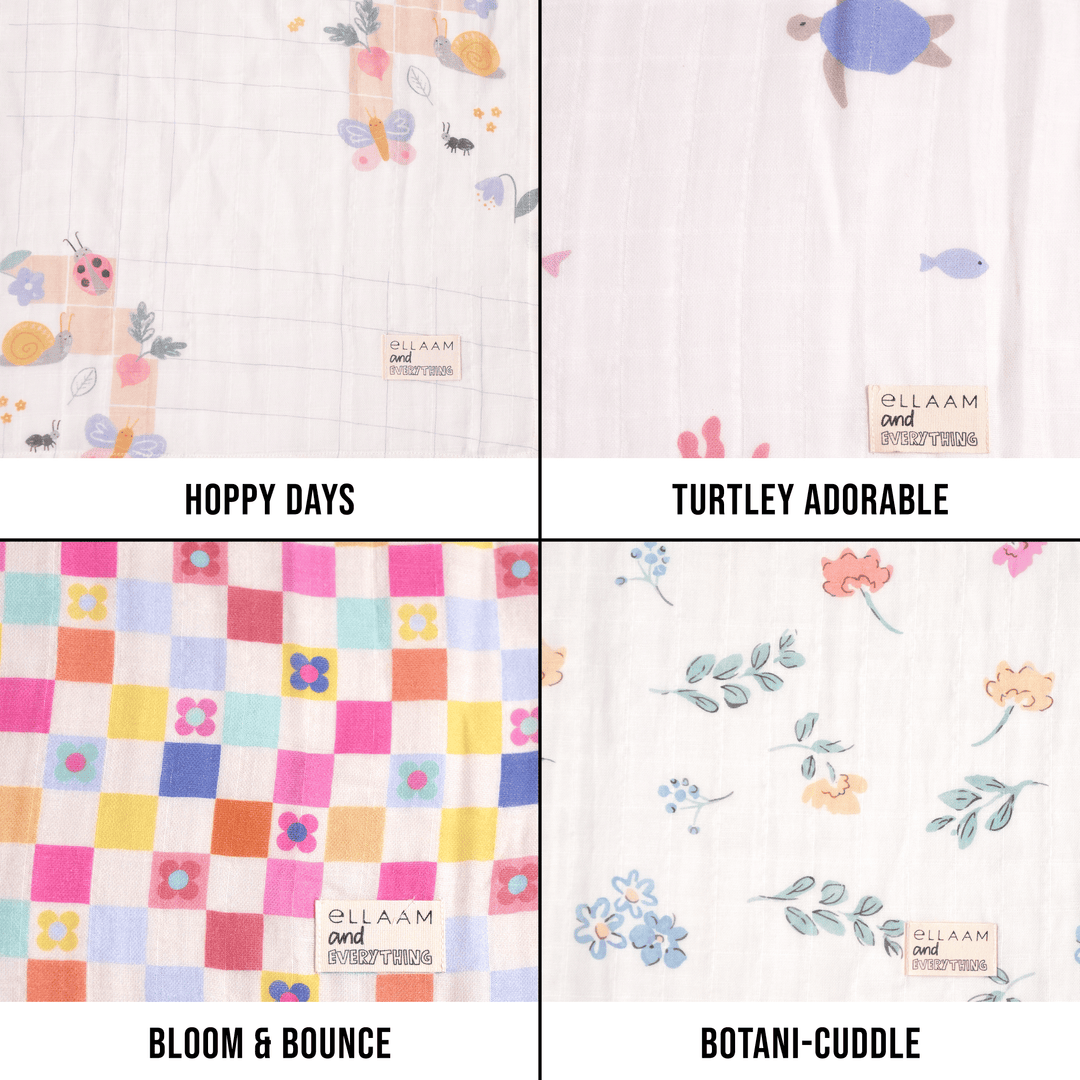 Organic Swaddle Wraps - Pack Of 3