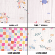 Organic Swaddle Wraps - Pack Of 2