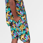 Load image into Gallery viewer, Tropic Like It&#39;s Hot Black Co-ord - Relaxed Fit
