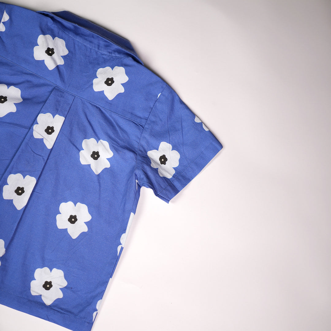 Blue Blossom Camp Shirt