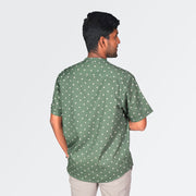 Pocket Safari Regular Fit Green Shirt