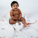 Load image into Gallery viewer, Whisker Me Warm Double Sided 
Baby Blaket &amp; Playmat
