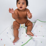 Load image into Gallery viewer, Dotterfly Dreams Double Sided 
Baby Blaket &amp; Playmat
