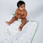Load image into Gallery viewer, Dotterfly Dreams Double Sided 
Baby Blaket &amp; Playmat
