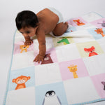 Load image into Gallery viewer, Wild And Mild Double Sided 
Baby Blaket &amp; Playmat
