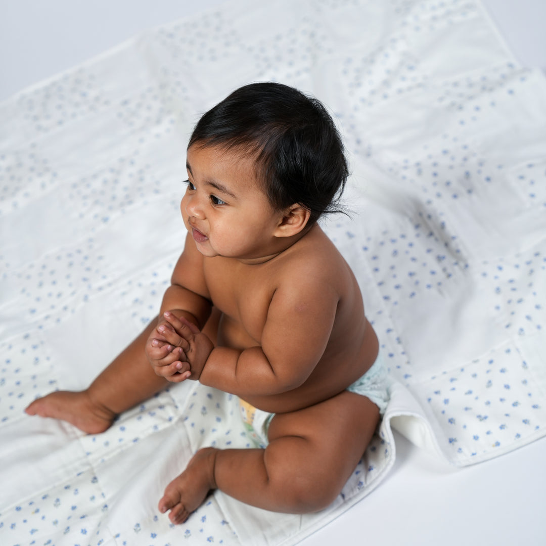 Twinkle Petal Double Sided 
Baby Blaket & Playmat