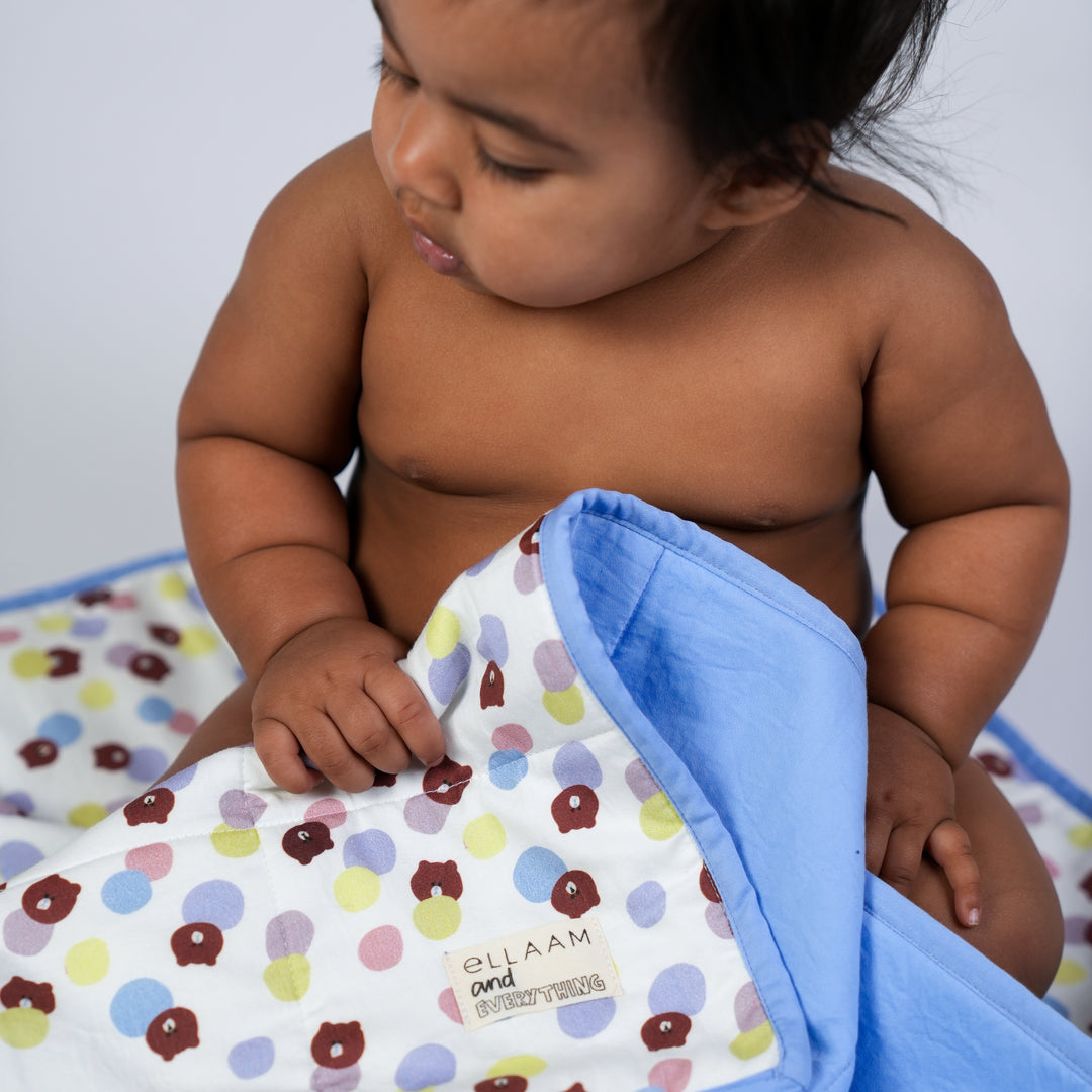 Bear to Dream Double Sided 
Baby Blaket & Playmat