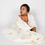 Load image into Gallery viewer, Giraffe Me Cozy Swaddle Wrap
