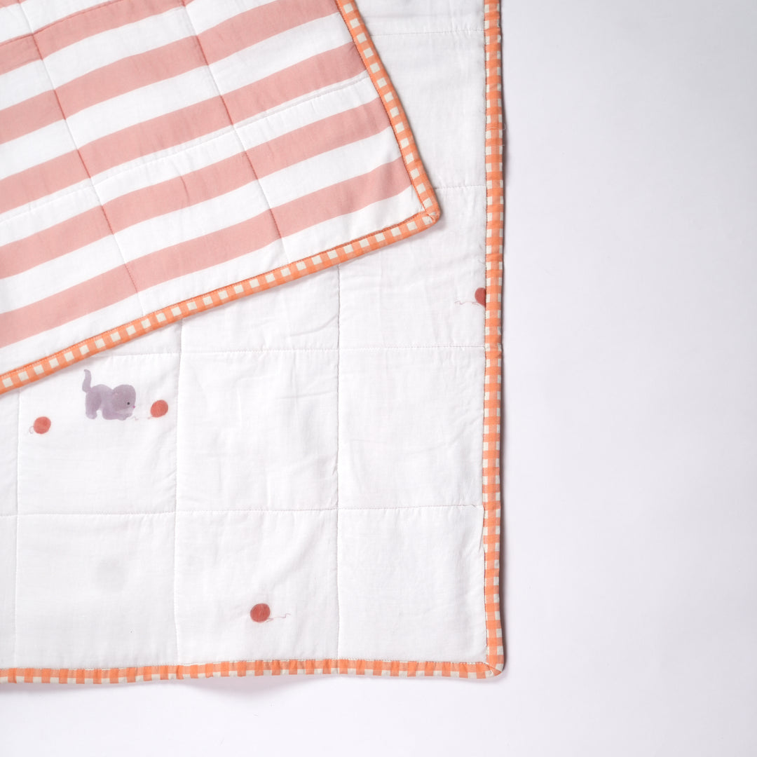 Whisker Me Warm Double Sided 
Baby Blaket & Playmat