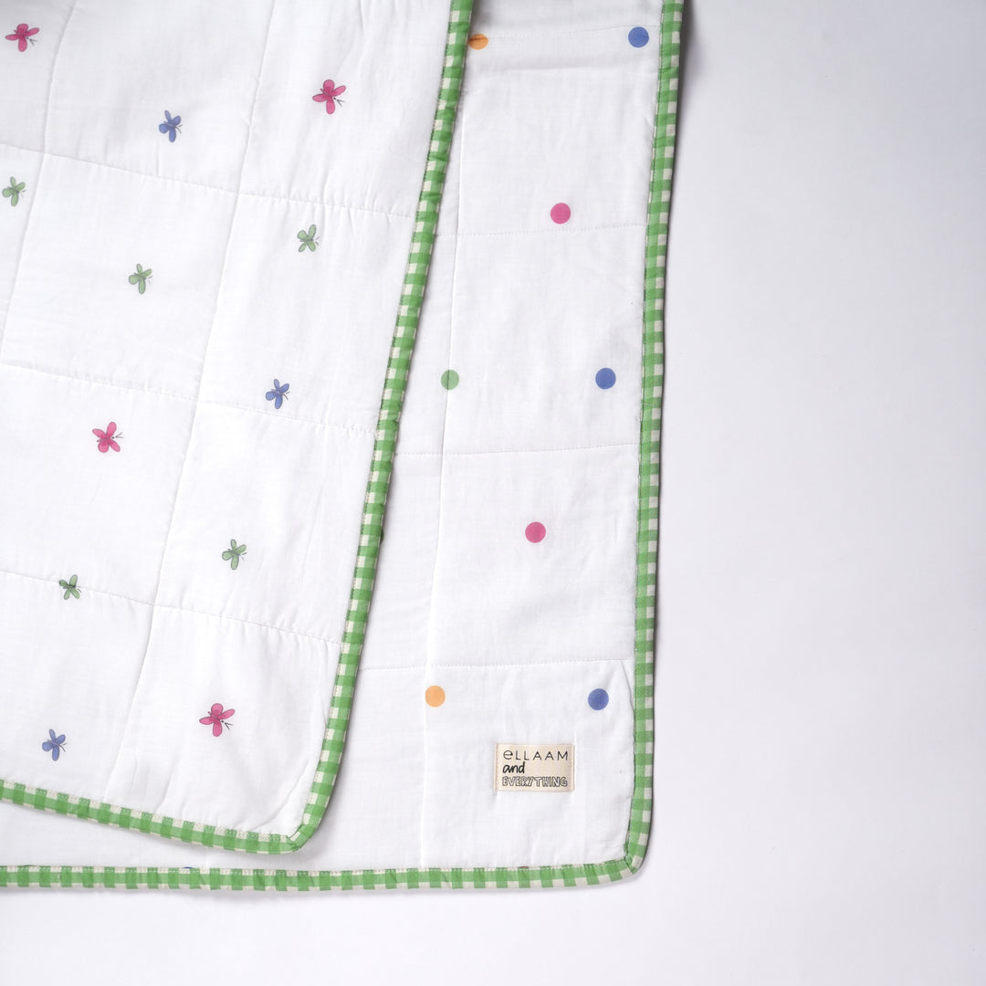 Dotterfly Dreams Double Sided 
Baby Blaket & Playmat
