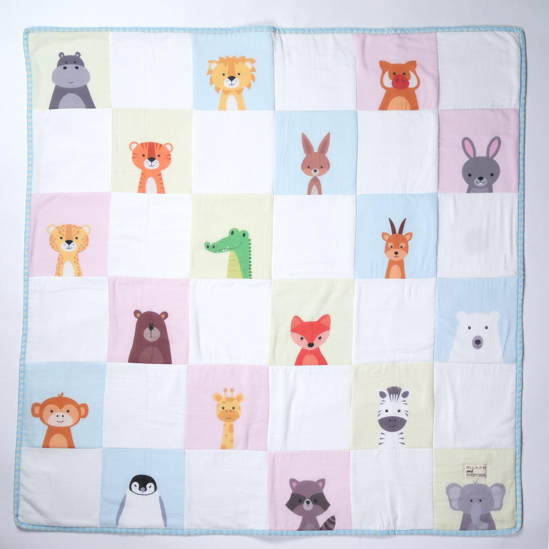 Wild And Mild Double Sided 
Baby Blaket & Playmat