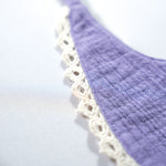 Load image into Gallery viewer, Violet Love Reversible Lace Bib
