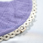 Load image into Gallery viewer, Violet Love Reversible Lace Bib
