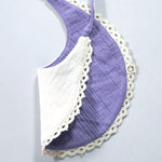 Load image into Gallery viewer, Violet Love Reversible Lace Bib
