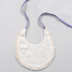 Load image into Gallery viewer, Violet Love Reversible Lace Bib
