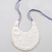 Violet Love Reversible Lace Bib