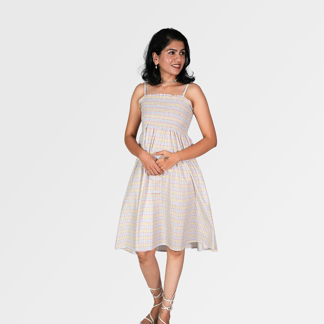 Pastel Picnic Summer Dress