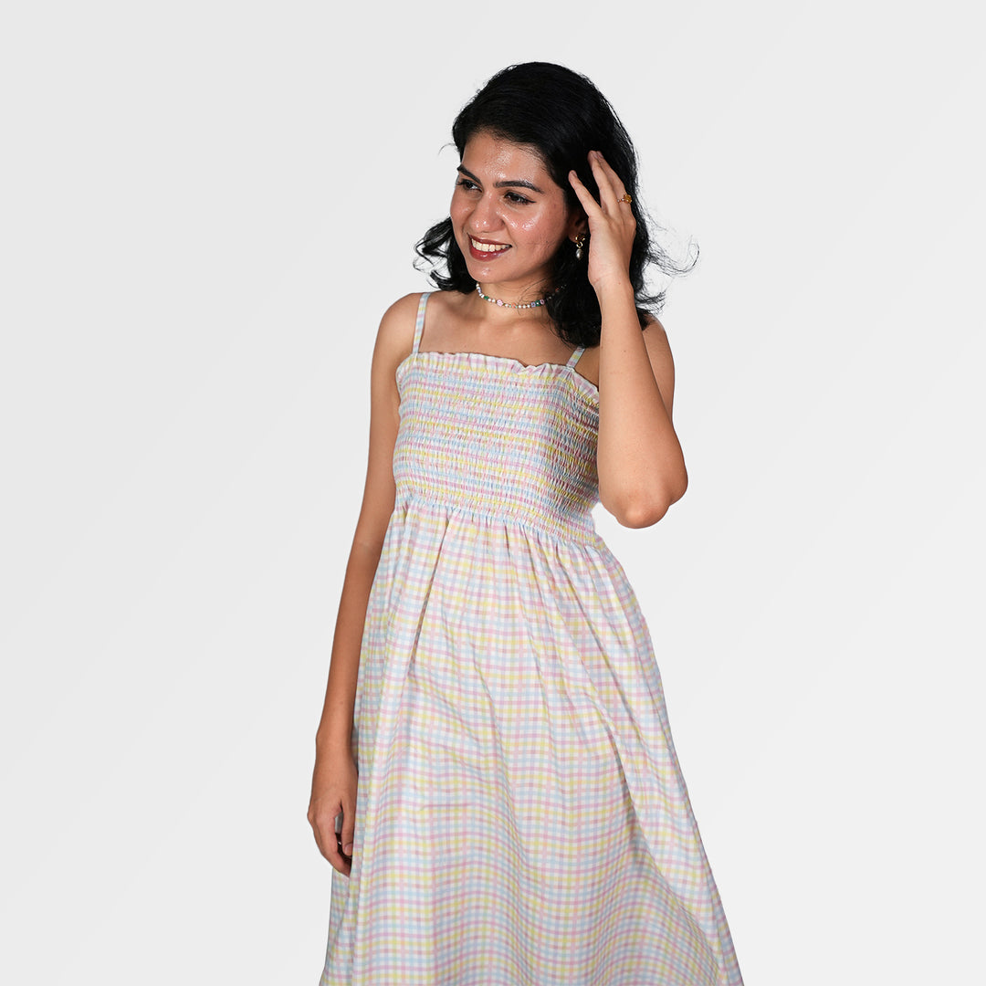 Pastel Picnic Summer Dress
