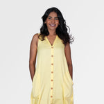 Load image into Gallery viewer, Yellow There Summer Dress
